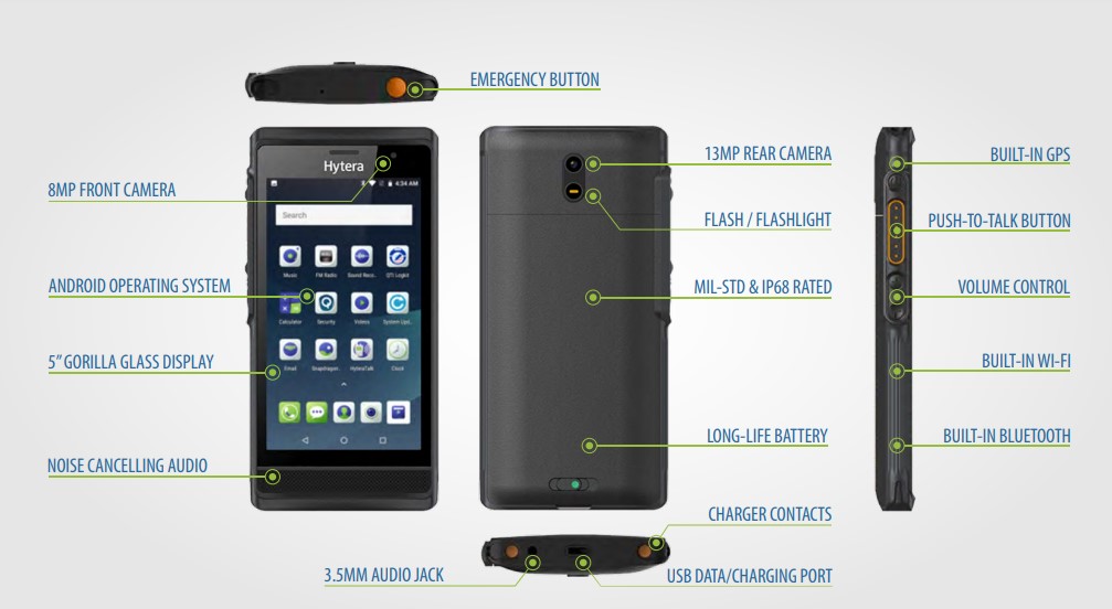 Hytera PNC550 Smart Device
